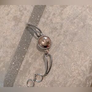 Beautiful brass and silver bracelet